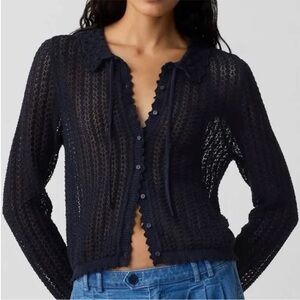 Gap x Doen Linen Blend Cardigan